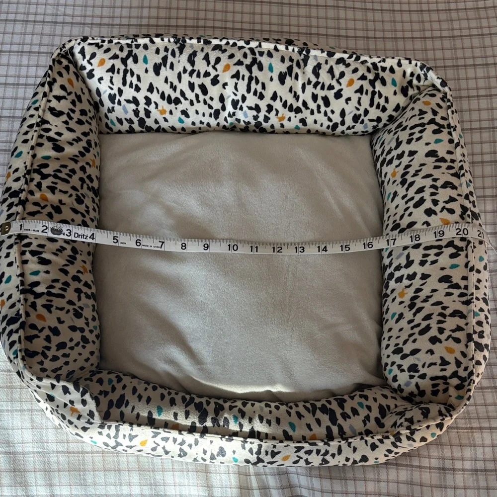 Leopard Print Pet Bed